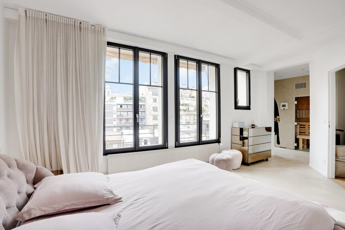 Suite parentale avec salle de bain et sauna